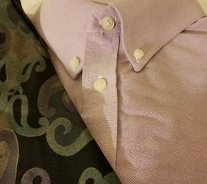 Men's Dress Shirt  Size 17 1/2 36/37 and  Silk Tie